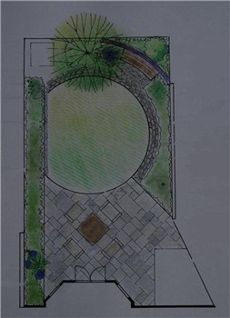 Garden layout plan