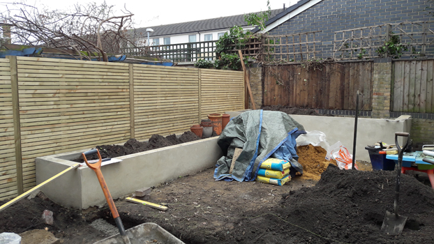 site during construction site during construction