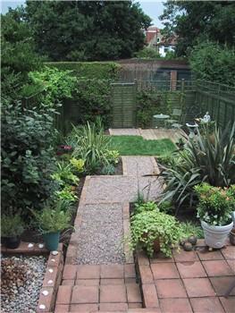 Garden before