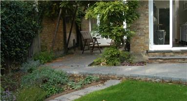 looking towards the courtyard