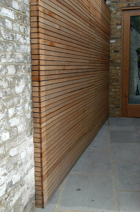 Cedar cladding