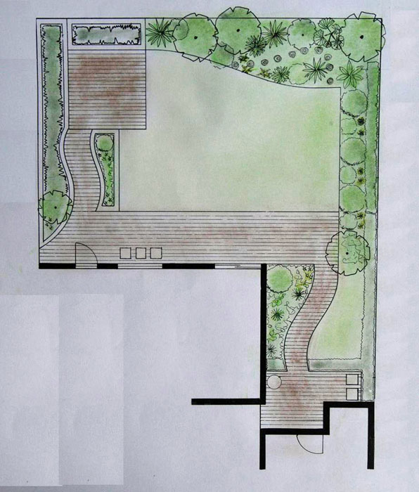 Garden layout plan