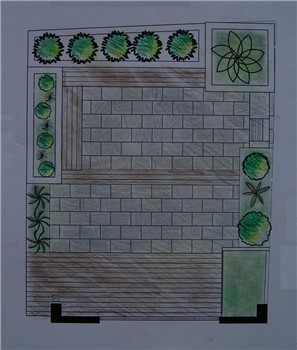 Garden layout plan