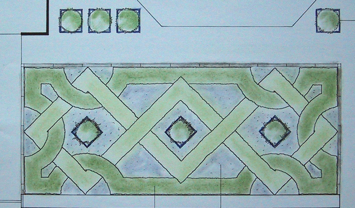 knot garden plan